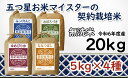 【ふるさと納税】寄附額改定↓令和6年産【無洗米】食べ比べ20kgセット　(ゆめぴりか5kg・ななつぼし5kg・ふっくりんこ5kg・おぼろづき5kg)　［無洗米 5つ星お米マイスター 食べ比べ 10kg セット ゆめぴりか ななつぼし ふっくりんこ おぼろづき］【39122】