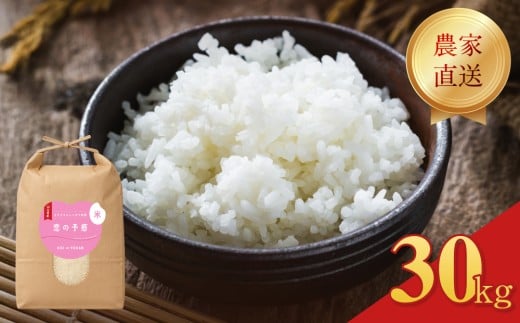 令和7年度米  恋の予感 精米 30kg (10kg×3)