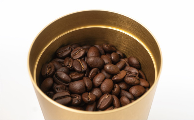 茶筒　キャニスター　canister-S half　黒　密閉容器　アルマイト加工商品