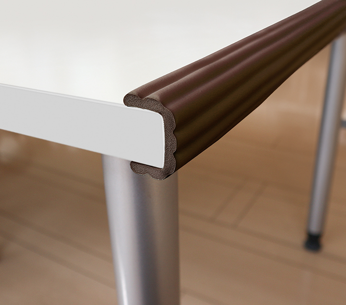 No.287-02 ウェーブクッション大　2M　5個セット　ブラウン