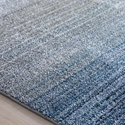 ふるさと納税 和泉市 【130×190cm】心地よいカーペット ラグ (オンブレー) カラー:ブルー |  | 02