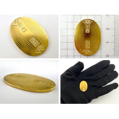 ふるさと納税 南アルプス市 純金(K24)製 開運ミニ小判 レプリカ Lサイズ |  | 02