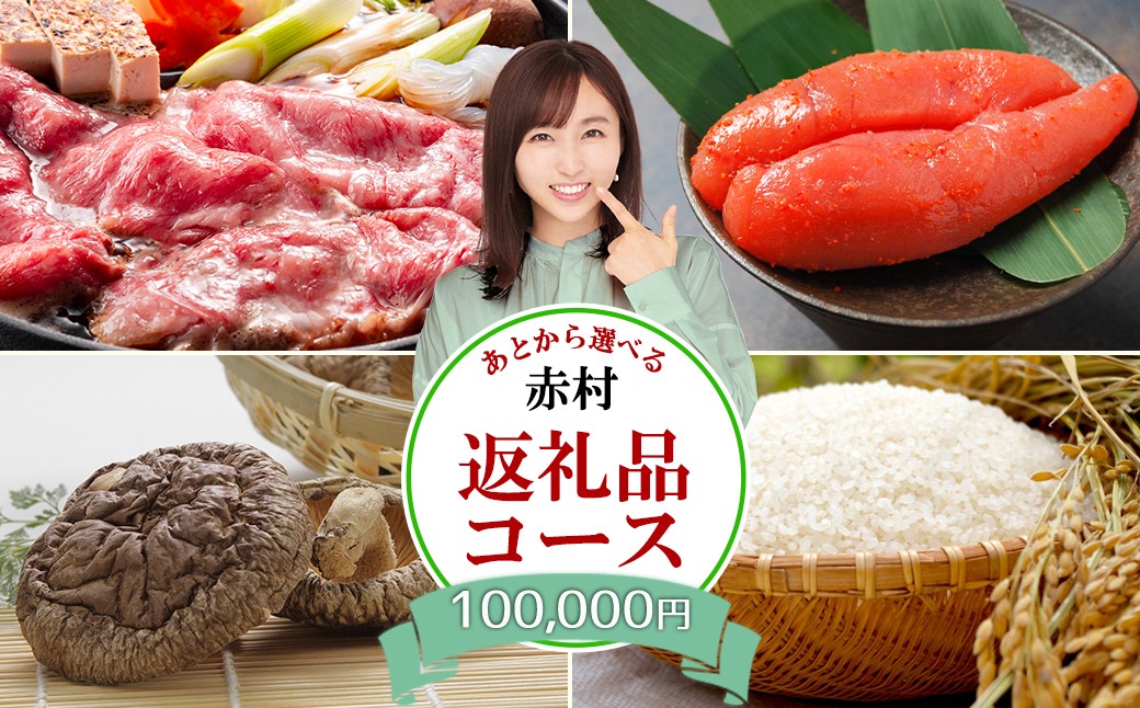
あとから選べる返礼品【１０万円コース】
