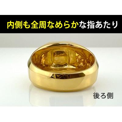 ふるさと納税 南アルプス市 純金(K24)製 印台リングBタイプ 25号 |  | 02