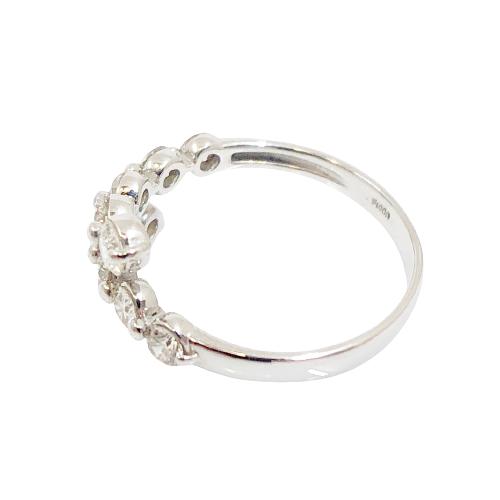 プラチナ製 ハート＆キューピッド Happy 10th Diamond リング 1.0ct ［HKAR0503P]