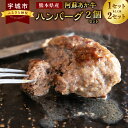 【ふるさと納税】阿蘇あか牛 ハンバーグ 【選べる容量】100g×2個 もしくは 100g×4個 あか牛 赤牛 牛肉 牛肉100％ 国産牛 和牛 冷凍 簡単調理 お取り寄せ グルメ 九州 熊本県 宇城市 送料無料