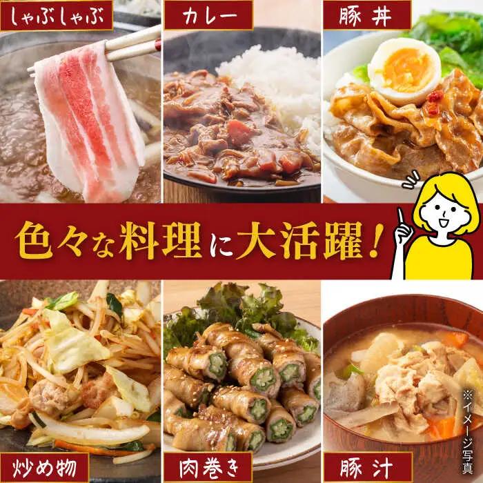6回定期便 SPF豚 豚肉 バラスライス 1kg SPF豚 訳あり CAG260 豚肉 