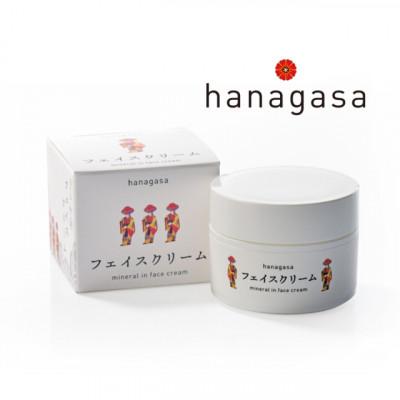 ふるさと納税 うるま市 保湿フェイスクリーム　ぬちまーすのhanagasa　×2個