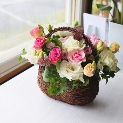 ふるさと納税 筑西市 【敬老の日】フラワーアンジメント/S〜花瓶不要!届いてそのまま飾れるフラワーアレンジ |  | 01