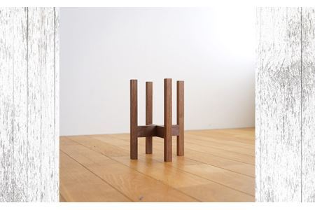 No.586-02 府中市の家具　 プランター・フラワースタンド  Sサイズ　オーク