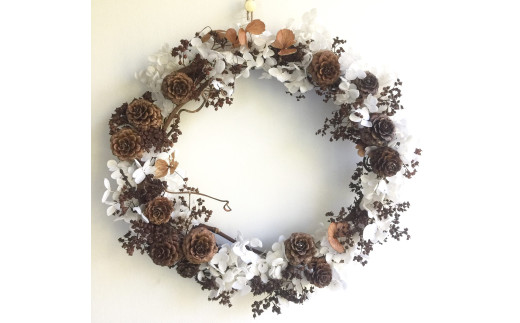 
            美流渡の森 ドライ＆プリザーブドフラワー・リース 1
          