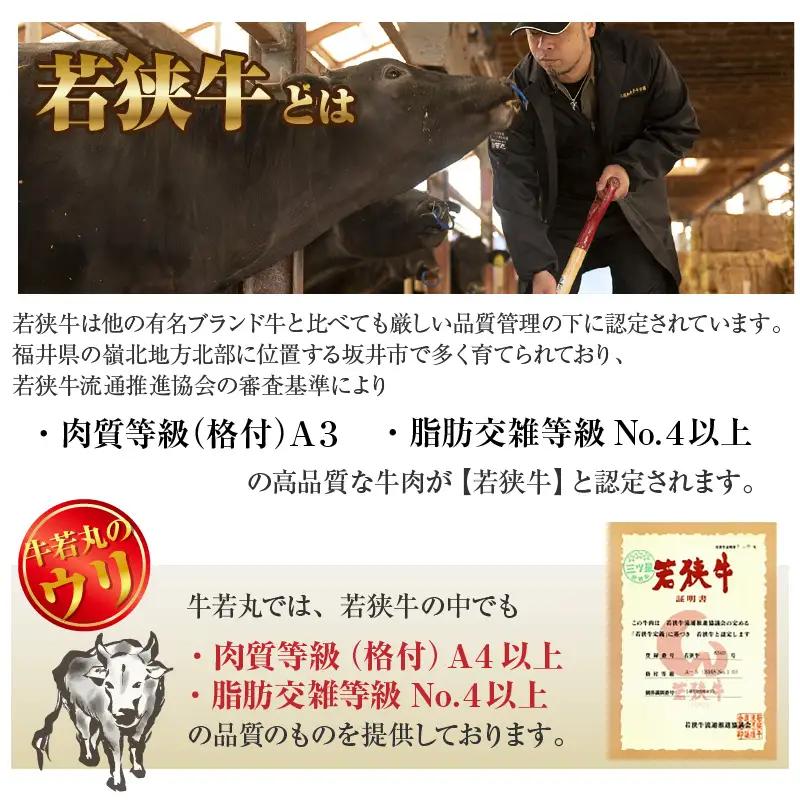 若狭牛 極上 赤身ステーキ詰合せ ヒレステーキ・モモステーキ 各4枚 《発送直前にカットで新鮮！》／ 国産 牛肉 A4 A5 ブランド牛 ギフト カット 肉 ステーキ ヒレ モモ 赤身 [aw009-