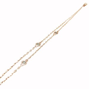 K18ピンクゴールド ダイヤチェーンブレスレット【28861-3】