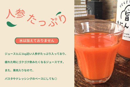 旨みにんじんジュース　1000ml瓶×2本セット［NK-110-01］