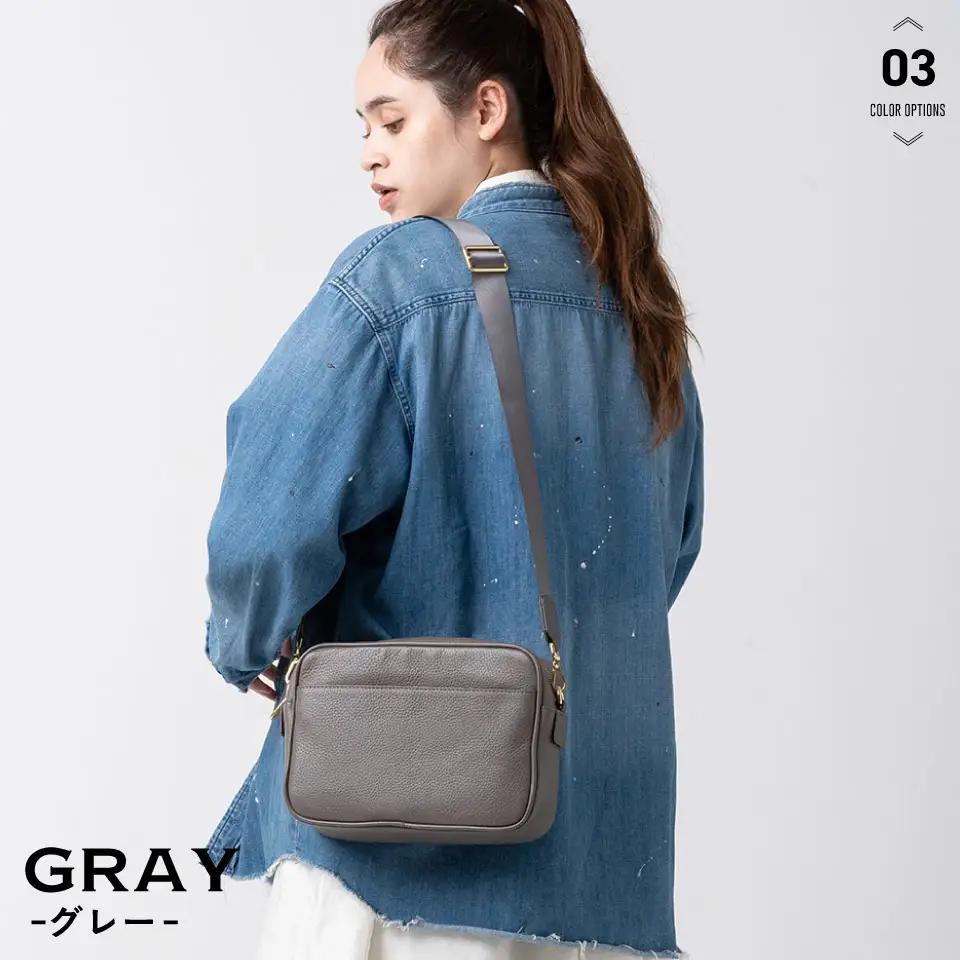 グレー MURA ショルダーバッグ レディース｜ショルダー