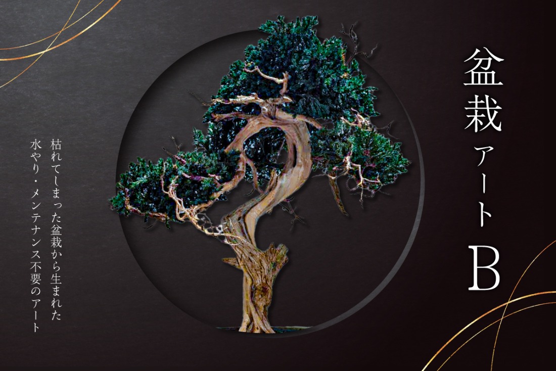 盆栽アート【B】【0120-002】	