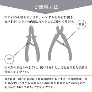 ニッパー 爪切り（直刃） 群馬県 千代田町 ＜片倉製作所＞