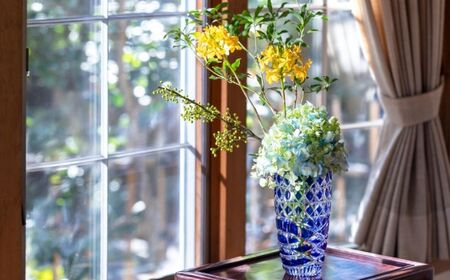 江戸切子 花瓶＜潮騒＞カガミクリスタル F715-3024-CCB |  花瓶 花瓶 花瓶 花瓶 花瓶