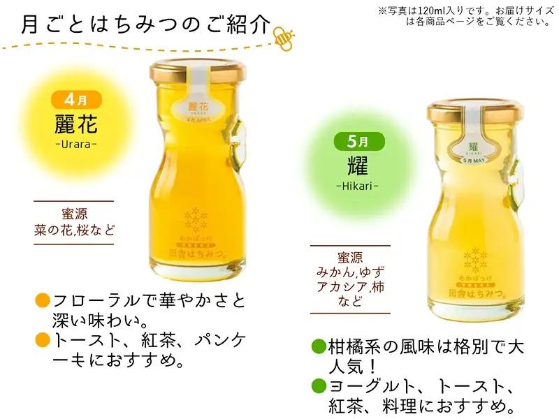 田舎はちみつ あかぼっけ 月お任せ3種(500g) 月ごとに楽しむはちみつセット ／ 無添加 非加熱 生はちみつ ハチミツ 蜂蜜 3種 セット 瓶 季節 ギフト 贈り物 茨城県 五霞町