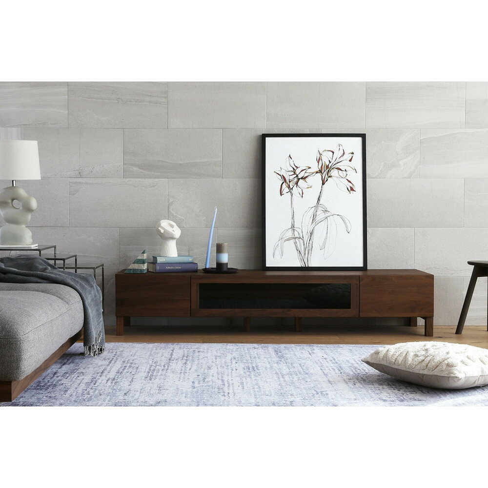 【ふるさと納税】【開梱設置】高野木工 LECCE レッチェ 180TVボード ウォルナット (黒ガラス) 【10年保証】 | 家具 インテリア おしゃれ 北欧 アンティーク 木製 ローボード テレビラック テレビ台 テレビボード 収納 隠す 幅180cm 高さ35cm ヴィンテージ 木目調