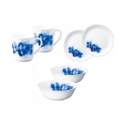 ふるさと納税 横浜市 マグ&amp;プレート&amp;ポリッジボールペアセット(ブルーローズジャネット)＜大倉陶園＞