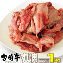 【ふるさと納税】宮崎牛すじ(1kg)牛肉 精肉 お肉 黒毛和牛 ブランド和牛 お取り寄せ 冷凍 国産 宮崎県【SG004】【株式会社SHINGAKI】