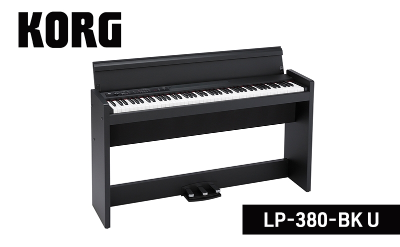 
            [№5334-0731]KORG LP-380-BK U　ピアノ 電子ピアノ デジタルピアノ 電子楽器 日本製 RH3鍵盤 88鍵盤 ブラック
          