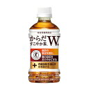 【ふるさと納税】からだすこやか茶W+　350ml　24本 1箱 2箱 3箱　【11100-0966～968】 8.4L 16.8L 25.2L お茶 茶 トクホ ブレンド 手のひらサイズ 小型サイズ ペットボトル コカコーラ 埼玉県 さいたま市 送料無料 ギフト プレゼント