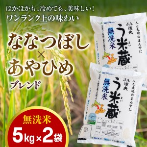 【令和5年産新米】う米蔵無洗米５ｋｇ×２【290023】