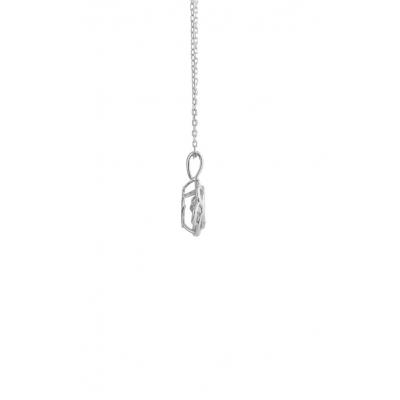 ふるさと納税 甲府市 ダンシングストーンダイヤペンダント(ネックレス)K10WG・0.05ct[D10-0066] |  | 02