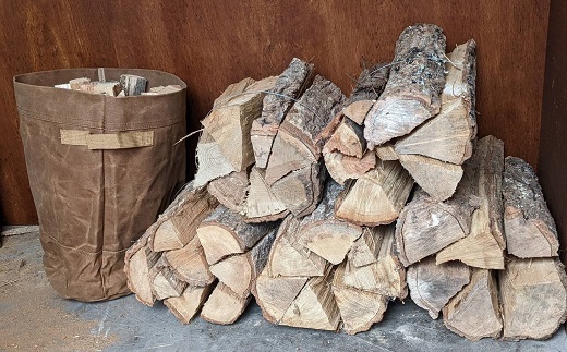 【定期便】≪10月発送開始≫京丹波町産 広葉樹 薪 40cm 20kg×3カ月 総量60kg ※北海道・東北・沖縄・その他離島は配送不可