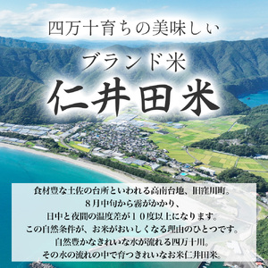 【 令和7年産米 】四万十育ちの美味しい「 仁井田米 」香り米入り（3kg） にこまる／Bmu-D61