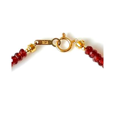 ふるさと納税 甲府市 K18 ガーネット ペンダントトップ付き ネックレス YF-13 |  | 02