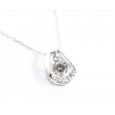 ふるさと納税 大月市 PT900　ダイヤモンド　ネックレス　0.20ct　17368A　Pt　DIA　PN |  | 01