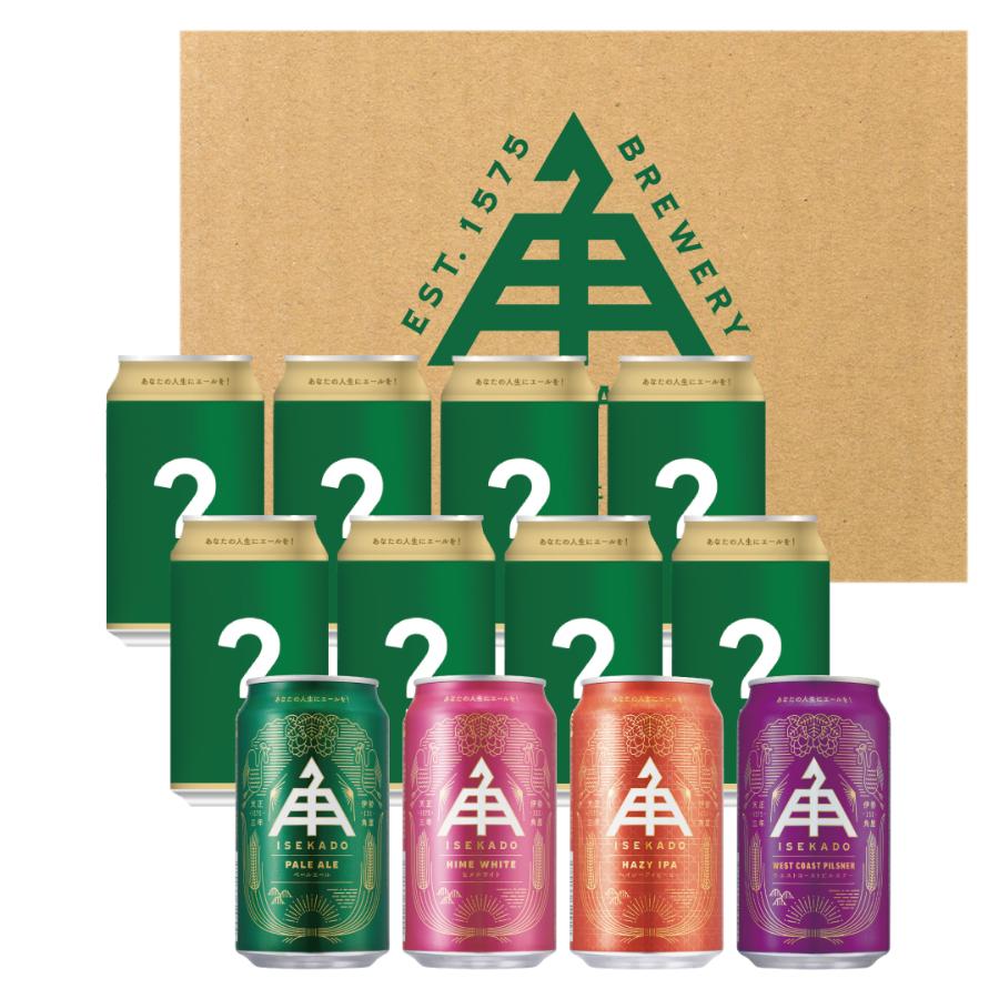 ＜ISEKADO＞新定番「ビール」4種4缶＆限定「ビール」8缶セット（計12缶） IM108
