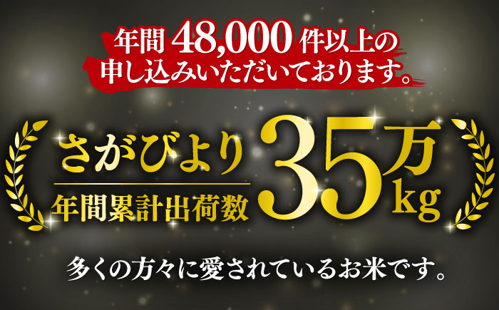 【新米・令和7年産】【10kg×3回定期便】【令和5年産】さがびより 計30kg（5kg×2袋） 吉野ヶ里町/増田米穀 お米 [FBM006]