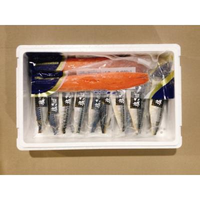ふるさと納税 根室市 ＜12/14まで年内配送＞お刺身トラウトサーモン1.5kg、塩さばフィレ20P C-09021 |  | 03