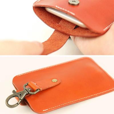 ふるさと納税 大和郡山市 Native Creation スマートフォンケース NC3709 ORANGE 栃木レザー |  | 01