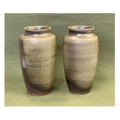 ふるさと納税 備前市 備前焼　ペア花瓶