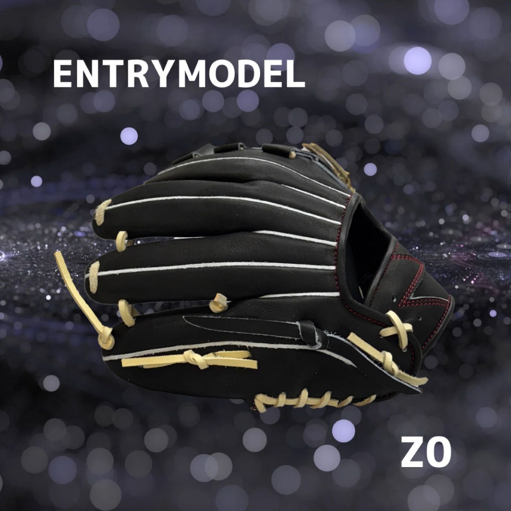 【ふるさと納税】ZERO.REALIZE 軟・硬式兼用グローブ （ Z0 ジュニア用 オールラウンド用 ） 定番モデル 軟式 硬式 兼用 グローブ グラブ 子ども ジュニア 野球 右利き用 左利き用 10.6インチ 27cm ブラック 黒 牛革 レザー 受注生産 日本製 国産 岐阜県 美濃加茂市 送料無料