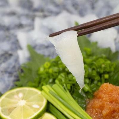 ふるさと納税 日出町 日出産とらふぐ刺身とくえ刺身の味くらべ(3〜4人前) |  | 02