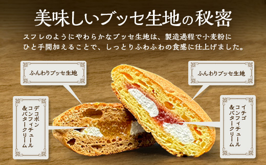 佐賀ブッセ 10個入り（イチゴ・デコポン 各5個）焼き菓子 洋菓子 お菓子 可愛い 美味しい 佐賀県 鹿島市 A-236