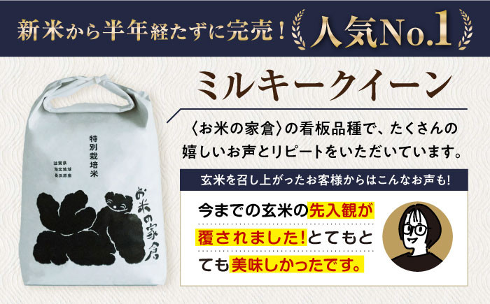 特別栽培 ミルキークイーン 5kg 白米 ×2袋　米 お米 白米  10kg