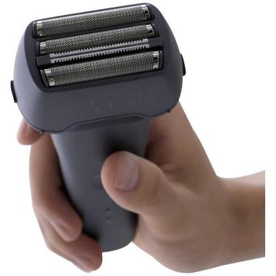ふるさと納税 川崎市 ヤマゼン USB充電式電気シェーバー LASIKU グレー[4枚刃 /AC100V-240V] |  | 01