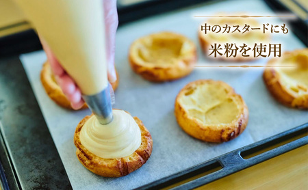 【保存料・酸化防止剤　無添加】米粉のシュークリーム 5個入 冷凍 米粉