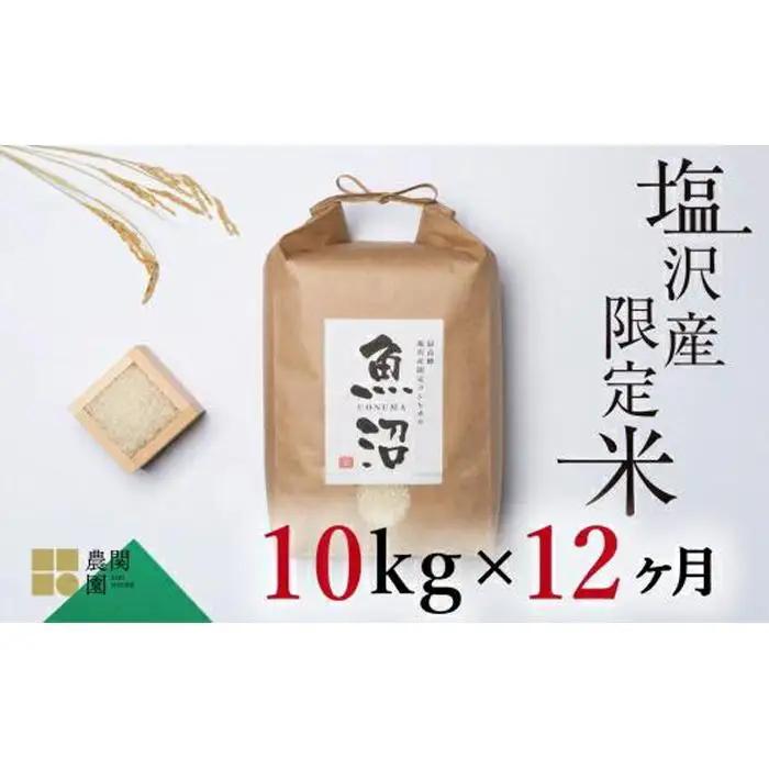 【定期便令和7年】南魚沼コシヒカリ10kg×全12回　旧塩沢地区限定米 | コシヒカリ