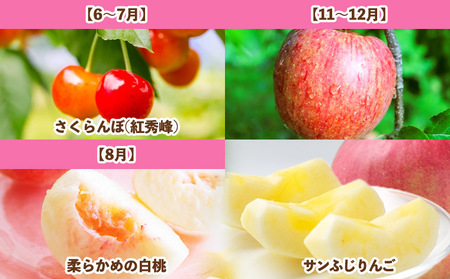 【定期便3回】山形人気果実ベスト３ FY25-286