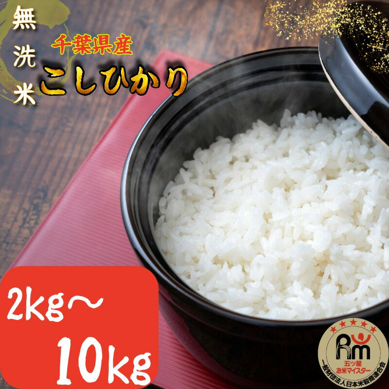 【ふるさと納税】 無洗米 千葉県産 コシヒカリ 2kg～10kg 米 お米 白米 ご飯 ごはん 精米済み こしひかり 国産 国産米 弁当 朝ごはん 人気 つや おいしい 家庭用 家族 ギフト プレゼント お中元 お歳暮 お祝い 送料無料 ふるさと納税 千葉県 銚子市 根本商店