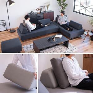 リバティ2 ソファ 180cm 3人掛け ダークグレー【モーブル】【大川家具】