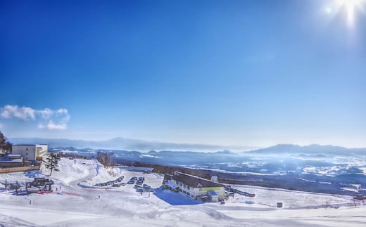 絶景の網張温泉スキー場。